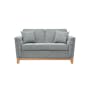 Byron 2 Seater Sofa - Oak, Siberian Grey - 0