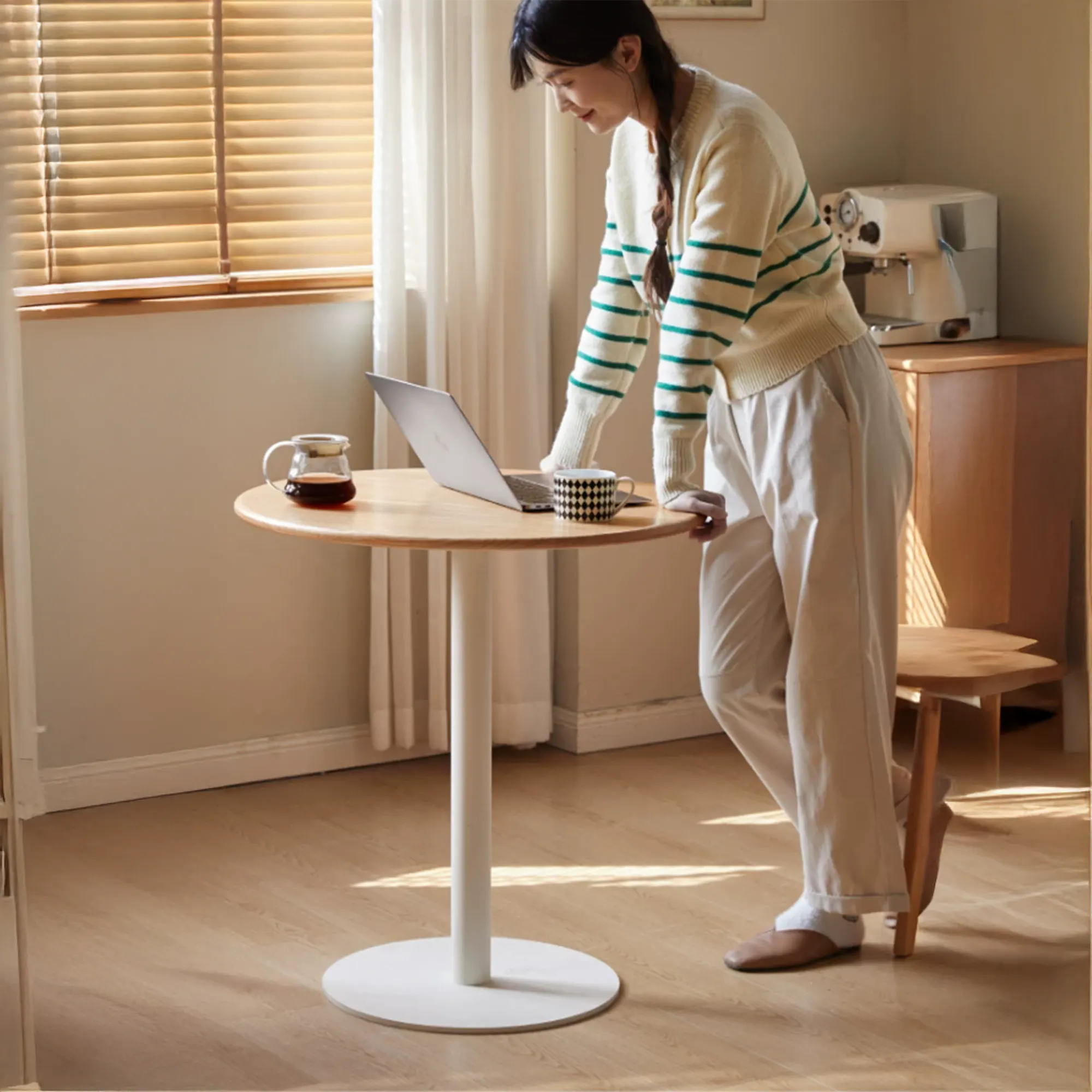 Noon Round Dining Table 0.7m - 10