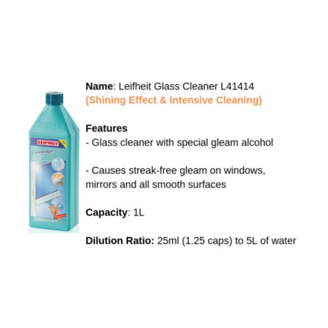 Leifheit Glass Cleaning Solution - 1