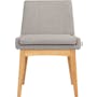 Fabian Dining Chair - Natural, Dolphin Grey (Fabric) - 1