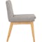 Fabian Dining Chair - Natural, Dolphin Grey (Fabric) - 2