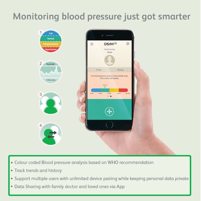 OSIM uCheck Smart Blood Pressure Monitor - 4