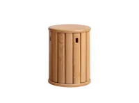 Coree Stackable Stool Set / Side Table - Oak