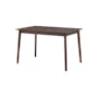 (As-is) Sergio Dining Table 1.2m - Cocoa - 4 - 0