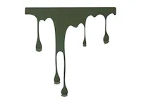 Dripping Paint Door Hook Hanger - Green
