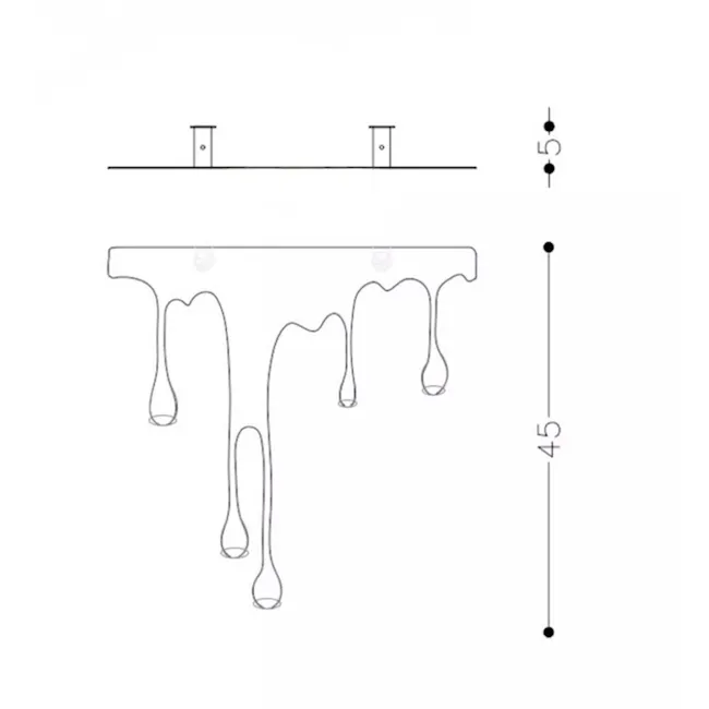 Dripping Paint Door Hook Hanger - Green - 8
