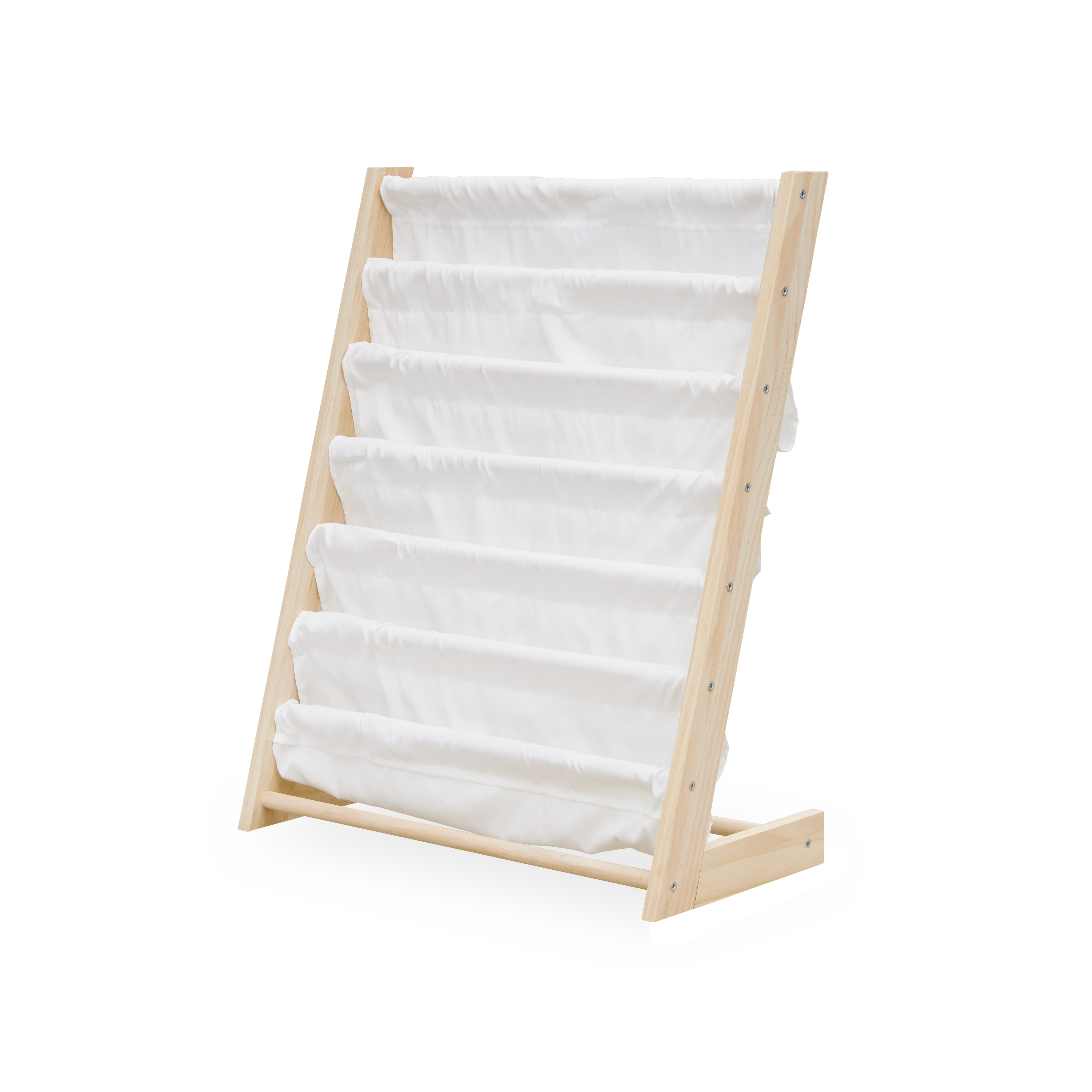 Nizu Kids 7-Tier Book Shelf - White