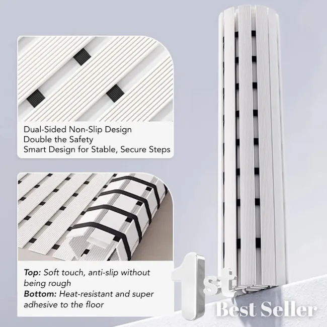 Non-Slip Bathmat White (3 Sizes) - 7