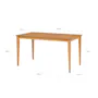 Charmant Dining Table 1.4m - Dark Chestnut - 7