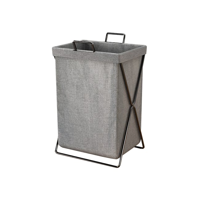 Nikki Laundry Basket - Grey - 0