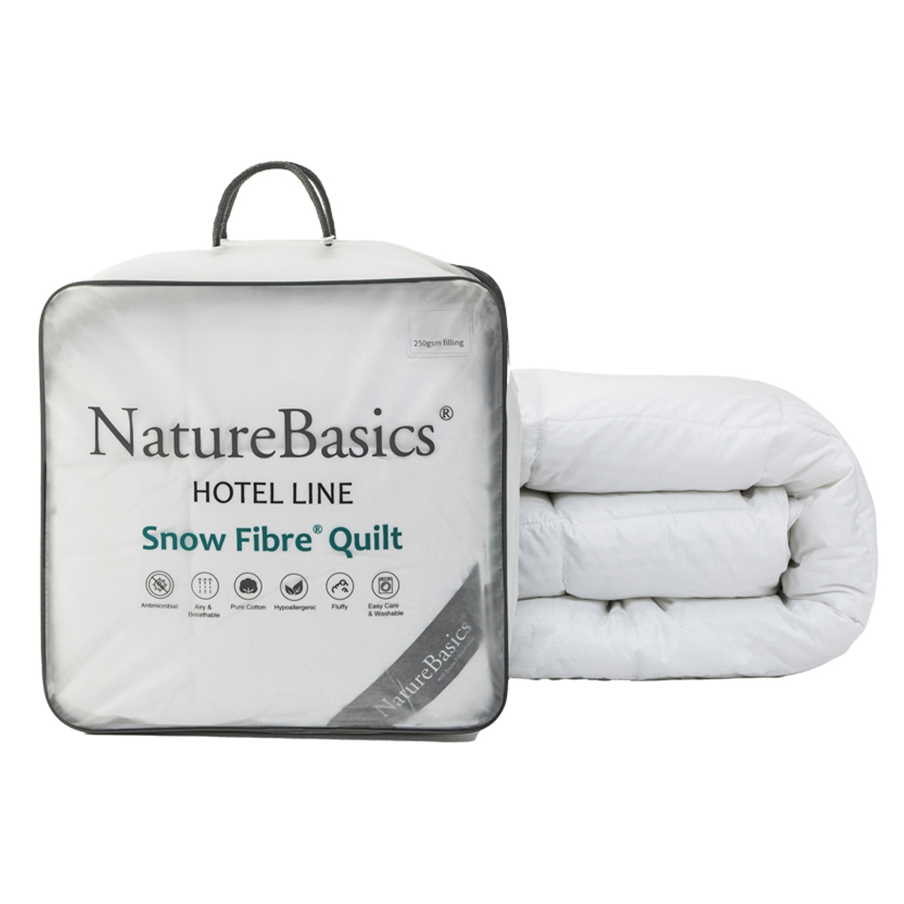 Nature Basics Hotel Line Snow Fibre Quilt (3 Sizes)