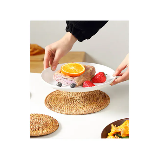 Bohen Rattan Coasters (3 Sizes) - 2