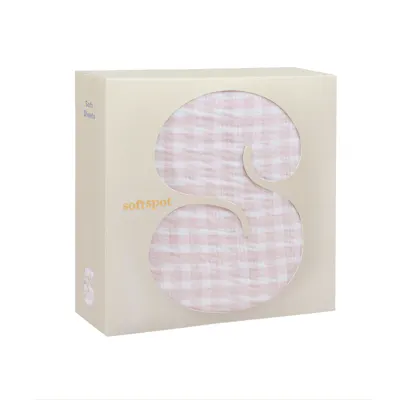 Soft Spot Soft Crib Sheet - Rosewater