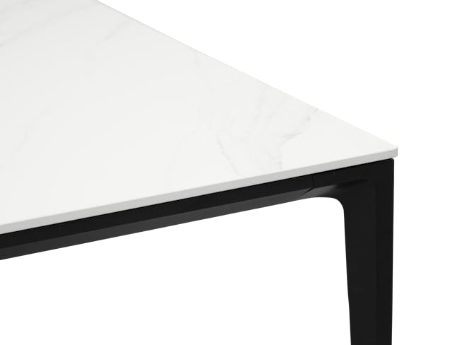 Edna Dining Table 1.6m - Marble White (Sintered Stone) - 4