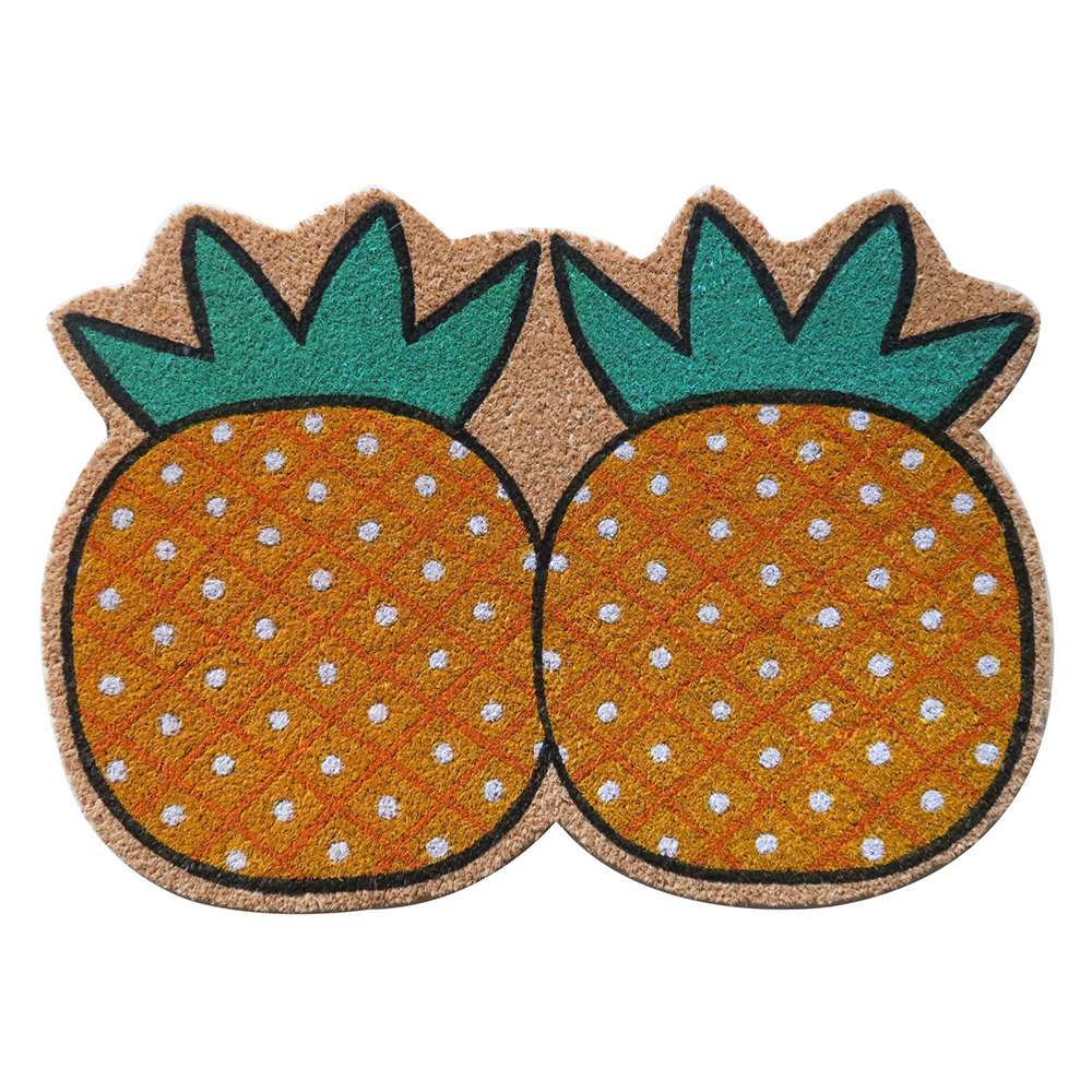 Pineapples Coir Door Mat