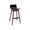 Ava Low Back Bar Chair - Black Ash Veneer, Walnut