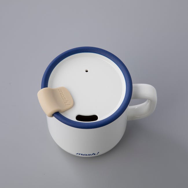 Mosh Latte Mug Cup 430ml - White - 6