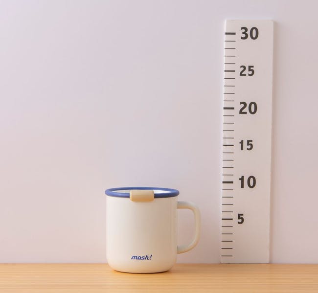 Mosh Latte Mug Cup 430ml - White - 8