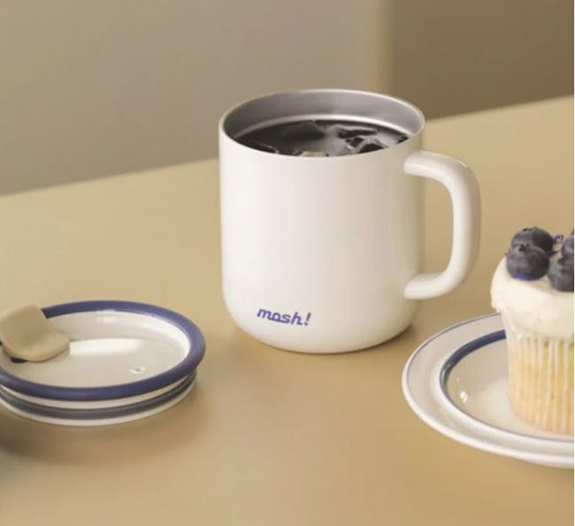 Mosh Latte Mug Cup 430ml - White - 1
