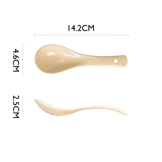 Table Matters Tove Cream Spoon (Small) - 4