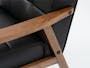Tucson 3 Seater Sofa with Tucson Armchair - Espresso (Faux Leather) - 4