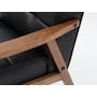 Tucson 3 Seater Sofa with Tucson Armchair - Espresso (Faux Leather) - 4