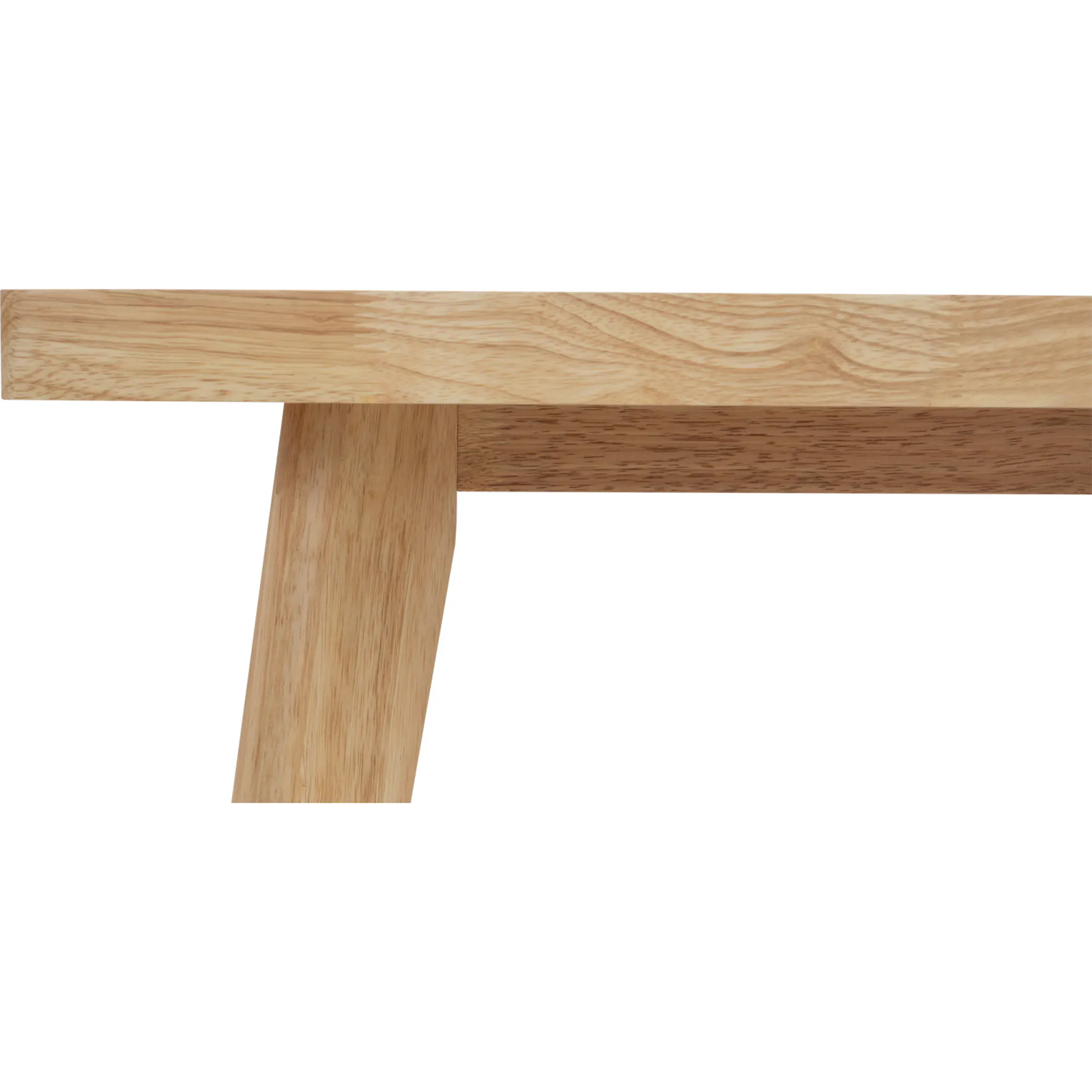 Lowell Dining Table 1.5m - 11 - Light wood table, natural wood grain, minimalist design, wooden legs, simple structure