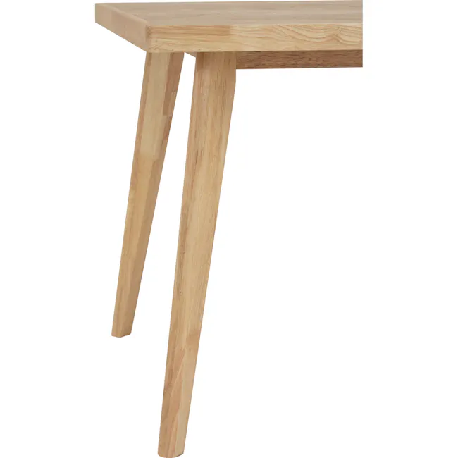 Lowell Dining Table 1.8m - 6 - Light wood dining table with simple design, sturdy legs, natural wood grain, minimalist