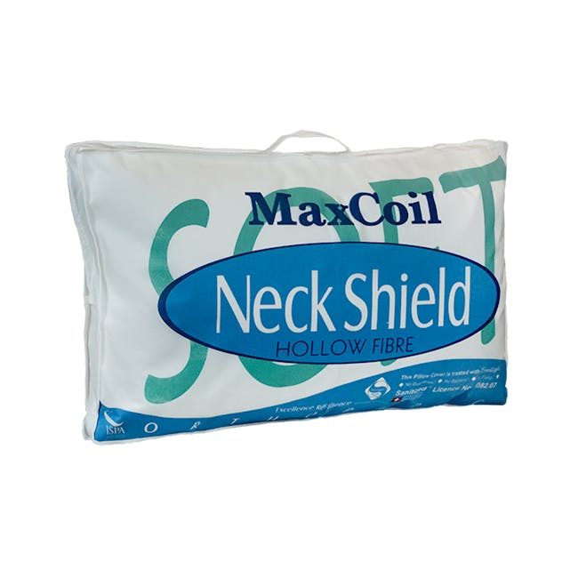 MaxCoil Neck Shield Fibre Fill Pillow - 0