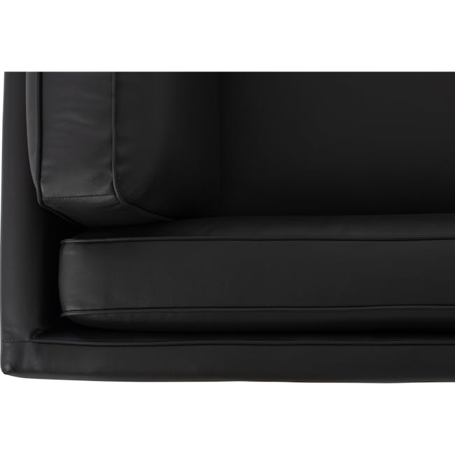 Carter 3 Seater Sofa - Espresso (Faux Leather) - 8