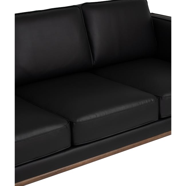 Carter 3 Seater Sofa - Cocoa, Espresso (Faux Leather) - 6