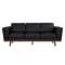 Carter 3 Seater Sofa - Espresso (Faux Leather) - 0