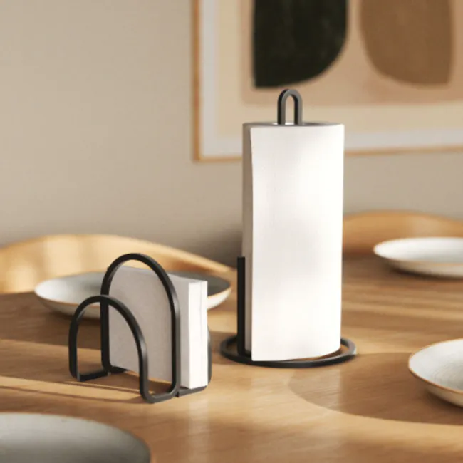 Squire Napkin Holder - Black - 2