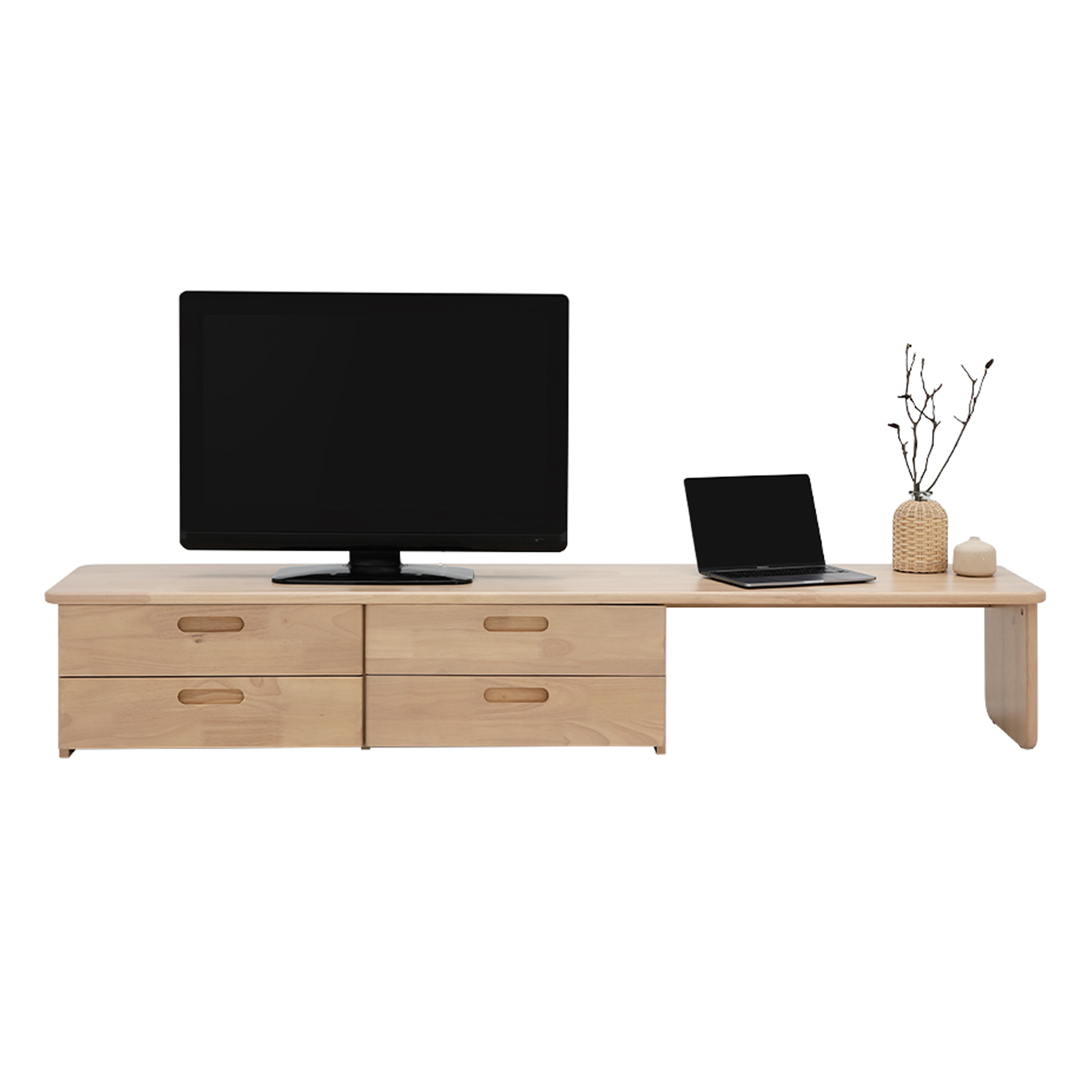 Ryokan Japandi Low TV Console 2m