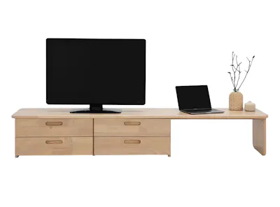Ryokan Japandi Low TV Console 2m
