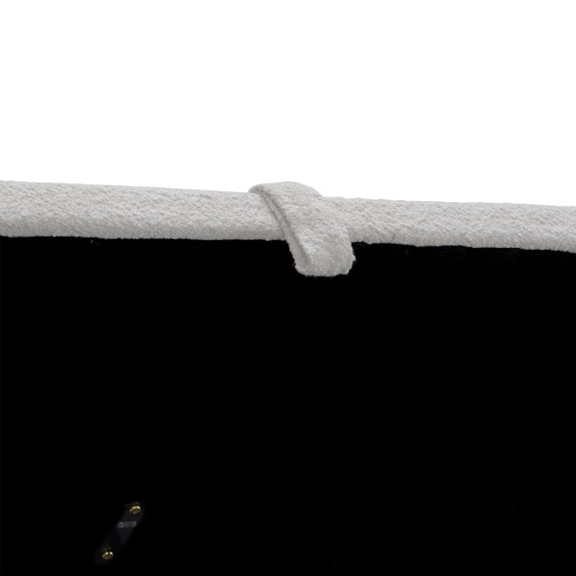 Maine Storage King Bed - Light Grey Boucle - 16