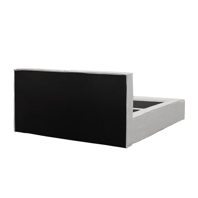 Maine Storage King Bed - Light Grey Boucle - 12