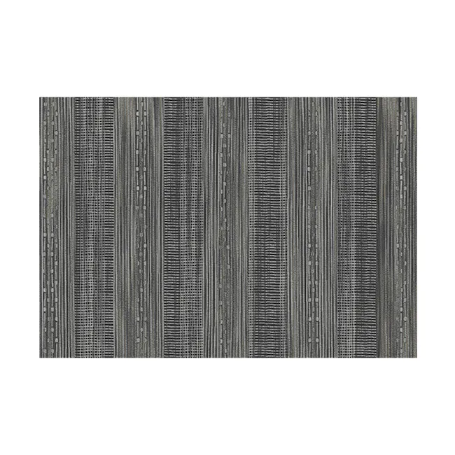 Tivoli Low Pile Rug - Neutral Grey / Anthracite (3 Sizes) - 1 - Patterned fabric, vertical stripes, textured design