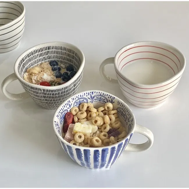 Distort Mug - Stripe Red - 5
