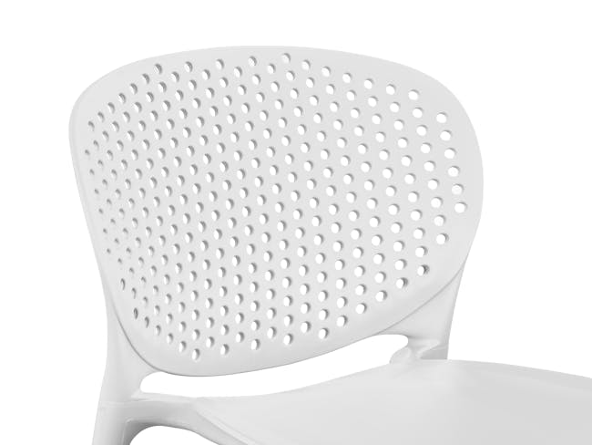 Roman Counter Chair - White - 1