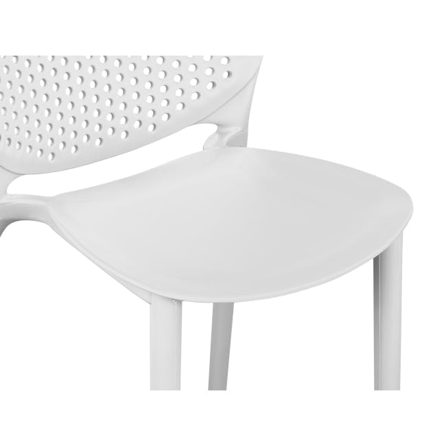 Roman Counter Chair - White - 2