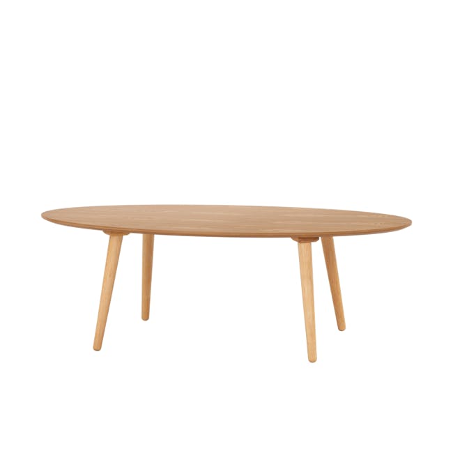 Carsyn Oval Coffee Table - Natural - 0