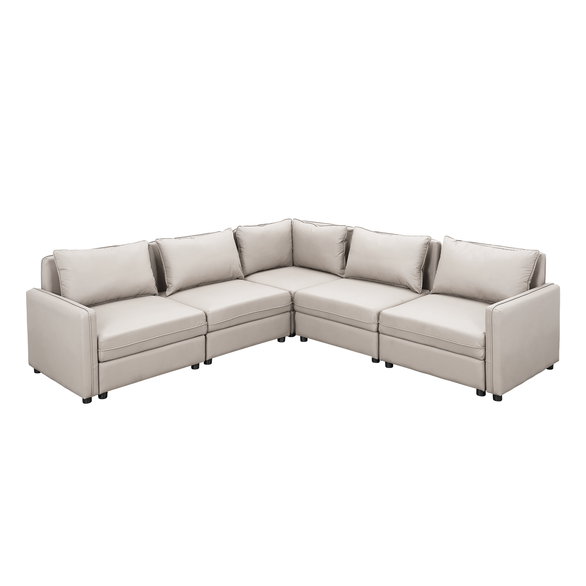 Cameron Large Corner Storage Sofa - Grey (Pet Friendly)