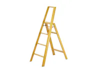 Hasegawa Lucano Aluminium 4 Step Ladder - Mustard Yellow