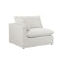 Russell 3 Seater Sofa with Ottoman - Dew (Eco Clean Fabric) - 14