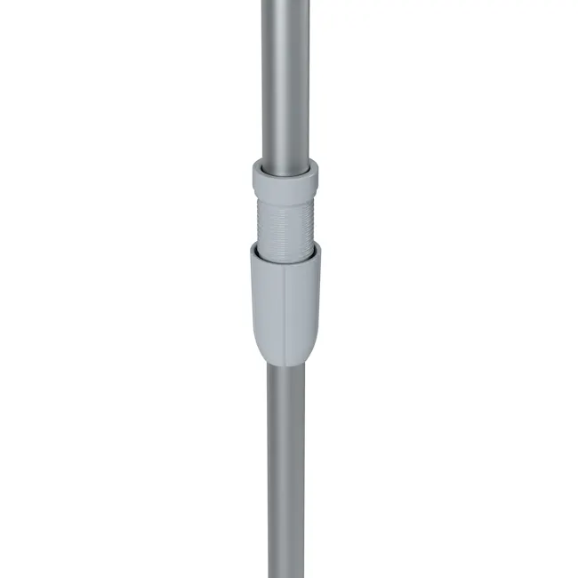Anywhere Curtain Rod - Nickel - 10 - Grey pipe fitting, pipe connector, threaded connection, pipe elbow, elbow joint, elbow