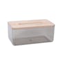 Wooden Tissue Box - Translucent Black - 0