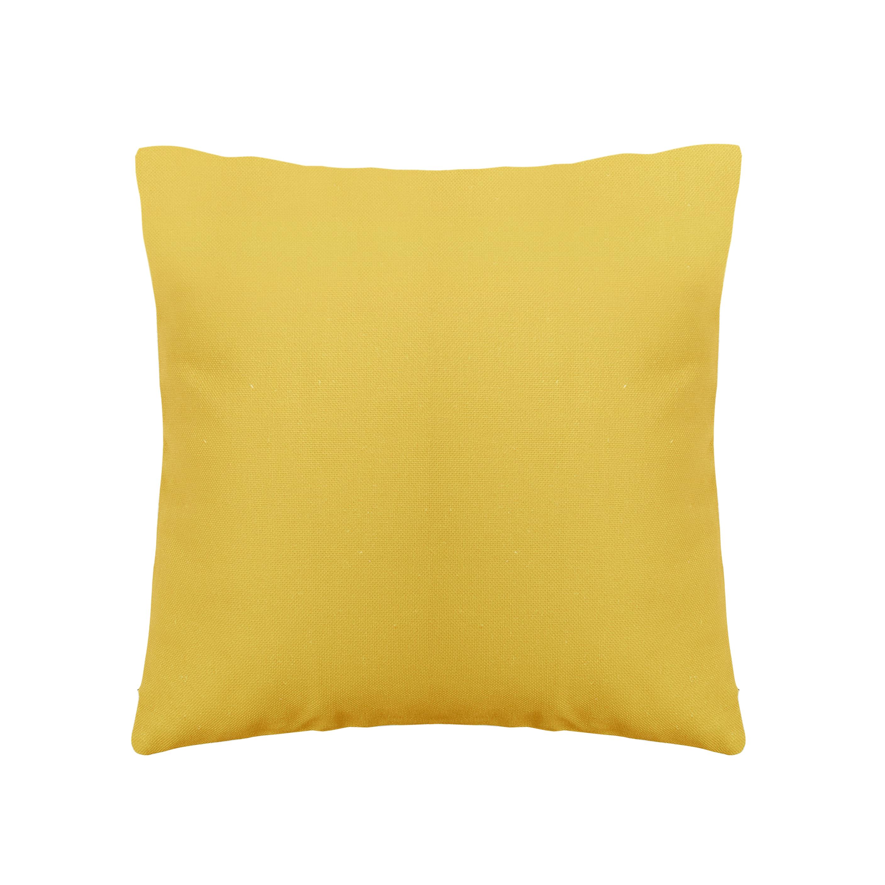 Mustard linen cushion hot sale