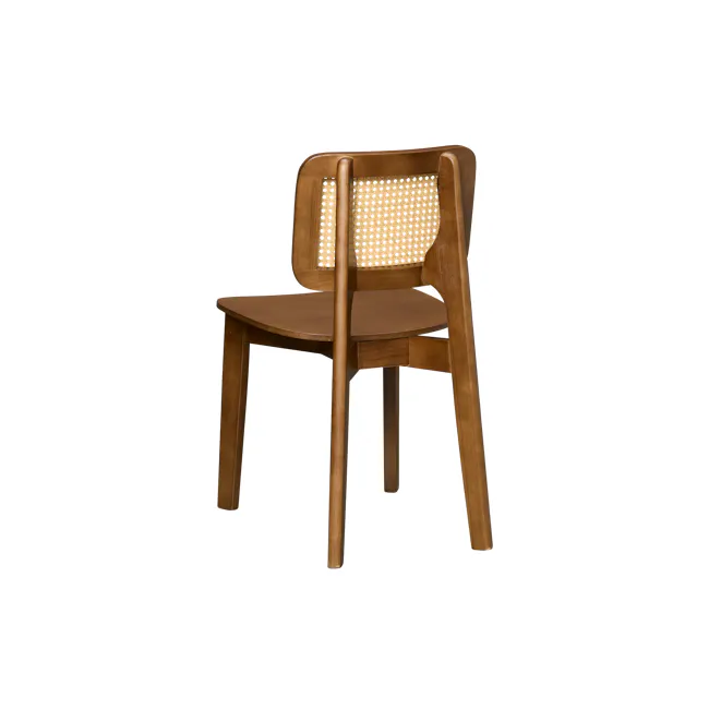 (As-is) Arine Rattan Dining Chair - Walnut - 13