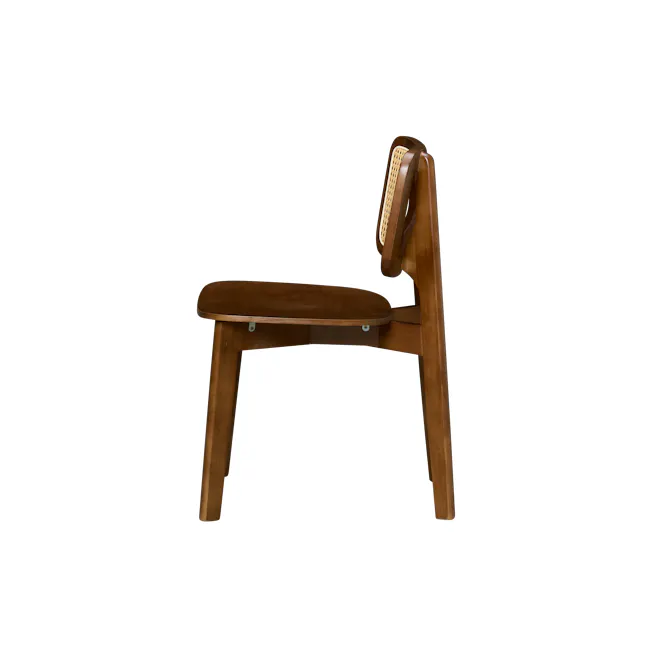 (As-is) Arine Rattan Dining Chair - Walnut - 14